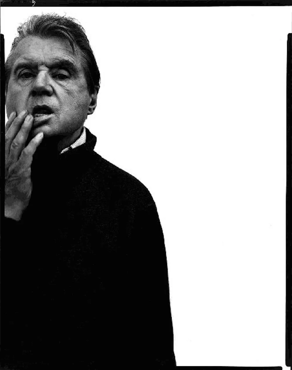 Turn Francis Bacon, artist, Paris, April 11, 1979 into a modern portrait direction रेफरेंस इमेज 1