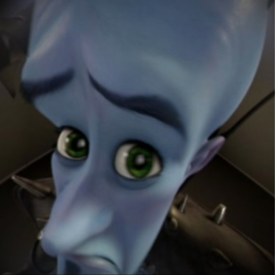 0077 / Megamind Peeking 第 1 张参考图