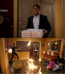 0178 / Community Fire Pizza Meme 第 1 张参考图