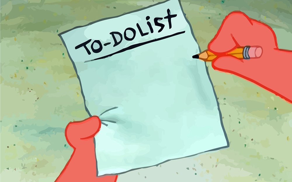 0247 / patrick to do list actually blank 第 1 张参考图