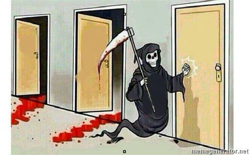0250 / Grim Reaper Knocking Door 第 1 张参考图