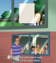 0260 / If those kids could read they'd be very upset 第 1 张参考图