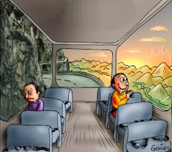 0310 / Sad guy Happy guy bus 第 1 张参考图