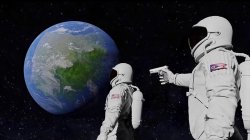 0326 / astronaut meme always has been template 第 1 张参考图
