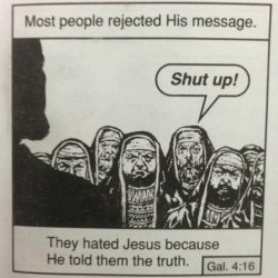 0333 / They hated jesus because he told them the truth 第 1 张参考图