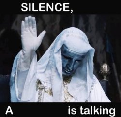 0356 / Silence X, a Y is talking 第 1 张参考图