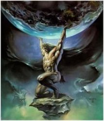 0469 / Atlas holding Earth 第 1 张参考图