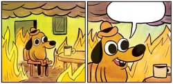 0581 / This is Fine (Blank) 第 1 张参考图