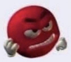 0617 / Red M&amp;M angry 第 1 张参考图