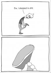 0668 / Ew, i stepped in shit 第 1 张参考图