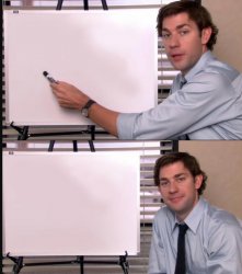 0677 / Jim Halpert Pointing to Whiteboard 第 1 张参考图