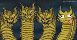 0828 / 4 headed dragon 第 1 张参考图