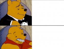 0968 / Tuxedo Winnie the Pooh grossed reverse 第 1 张参考图