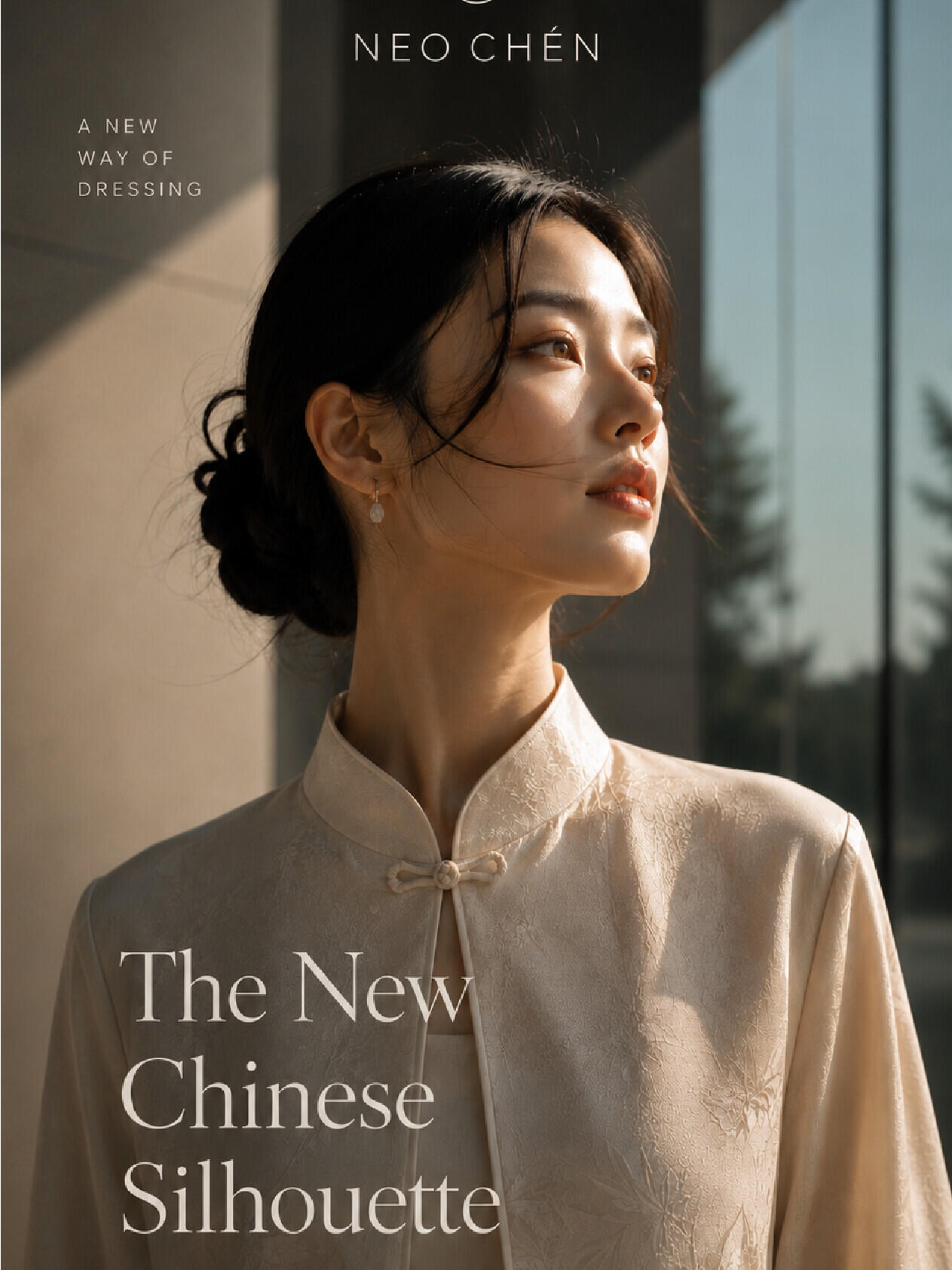 虚构品牌新中式女装AI广告 第 1 张参考图