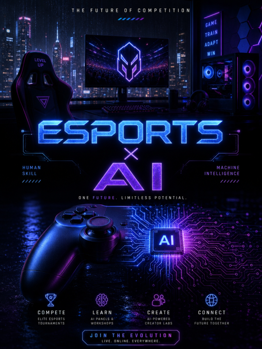 Esports and AI Experience Night - Poster Announcement Script