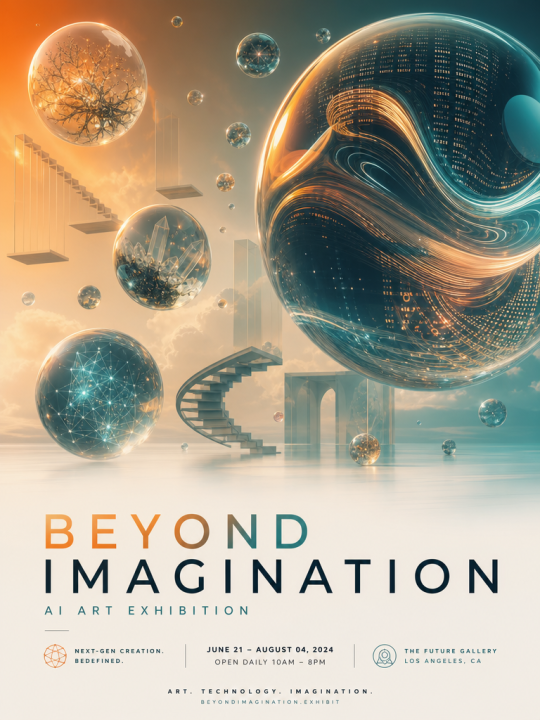 AI Art Exhibition Poster Design Brief