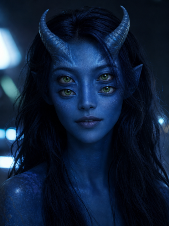 Realistic Alien Humanoid Design