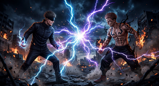 Anime Battle: Gojo vs. Sukuna